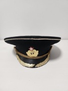 Czapka sztabu marynarki wojennej ZSRR ok. 1960r.