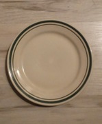 Talerz z zielonymi paskami Koło PRL