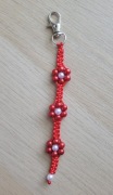 Brelok kwiatki handmade