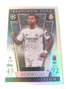 Topps match attax 2024 / 25 Platinum Pull RODRYGO Limited edition LE PL 4 