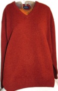 Mc Earl.  Rudy wełniany sweter  44/46