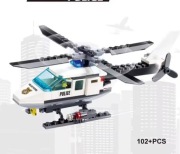 Helikopter policyjny z klocków LEGO 