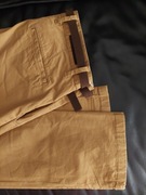 CHINOSY ZARA MEN Z PASKIEM EUR40  MUSZTARDOWE 88CM