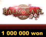 BALMORA WONY 1kk won 1kkw 1.000.000 WON WONÓW BALMORAMT2
