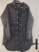 czarna, pikowana kurtka damska 