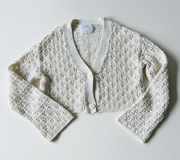 Zara ażurowy sweterek r.9-10lat 140cm