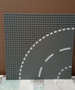 Ulica, skrzyżowanie droga szara Lego