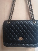 Torebka listonoszka damska czarna 