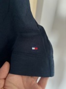 Koszulka bluzka t-shirt Tommy Hilfiger M granatowa z nadrukiem damska 