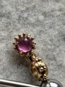 Oryginalny,złoty charms Pandora 