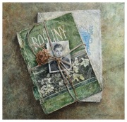 ATLAS ROŚLIN. Obraz 40x42 cm. Galeria autorska.