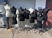 Manekiny krawieckie męskie i damskie na metalowej nóżce regulowane