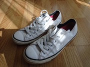 trampki ,Converse all star,buty,rozm.39,białe,skóra 