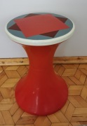 Plastikowy Taboret PRL Stołek Krywałd Tam Tam Space Age Design 70te