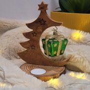 Świąteczny świecznik na Bombkę Choinka _2