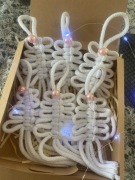 box świąteczny makrama ozdoby na choinkę