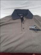 Polo New Zealand,roz.XL,khaki,kr.rękaw.Używ.