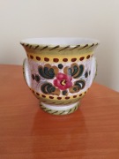 Doniczka-osłonka włoską ręcznie zdobiona