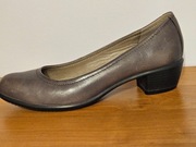 Nowe Ecco półbuty czółenka damskie skóra 37