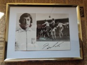 Mirosław Bulzacki ŁKS Łódź Reprezentacja Polski 1974 ramka autograf  pi