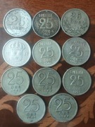 Zestaw monety ze srebra