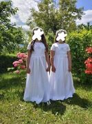 Sukienka komunijna plus dodatki