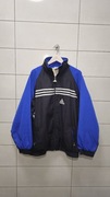 Kurtka Adidas L – czarno-niebieska Vintage  Lekka przejściówka y2k