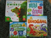 Zestaw gier planszowych dla dzieci -okazja!