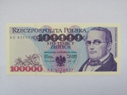 Banknot 100.000 zł 1993 r. MONIUSZKO seria AE6179037 st. UNC