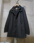 kurtka męska szary melanż bugatti markowa premium elegancka casual jesień z