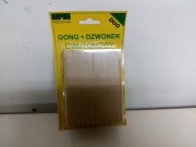 GONG + DZWONEK DWUTONOWY 8V GNT-943 ZAMEL+ GRATIS