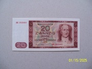 Niemcy NRD 20 marek 1964 ser.DX  st.1