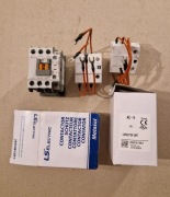 Stycznik mocy 22A 3P 11kW cewka 230V AC NO/NC MC-22b 230VAC + moduły AC-9