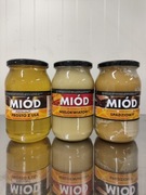 Miód 3.6kg 3x 1.2kg fasolowy wielokwiatowy nektarowo spadziowy 