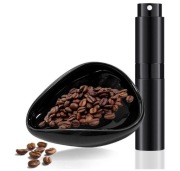 Ceramiczny Kubek Miarka Tacka Dozująca Kawę + Atomizer