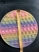 Pop it tęczowy zabawka sensoryczna 20cm 