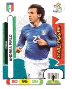 PANINI EURO 2012 PIRLO STAR PLAYER ITALY
