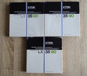Szpule/taśmy TDK LX 35/90 For Professional Use, 18cm, super stan.
