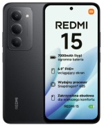 XIAOMI REDMI 15 CZARNY 4+8/256GB JAK NOWY GW 24MCE SKLEP