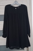 Śliczna Oryginalna Czarna Sukienka H&M r. S