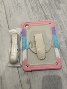 Fashion defense case pasek samsung tab A8 x200 beżowy kolorowy tęczowy