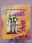 OBRAZ DEKORACYJNY NA PŁÓTNIE  ,,Afryka "