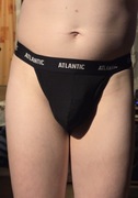 Stringi Atlantic rozmiar M - Czarne