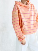 BLUZA DRESOWA OVERSIZE PASTELE PASKI WIOSNA 2026