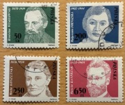 2624-2627, * kasowane, Wybitni działacze polskiego ruchu robotniczego