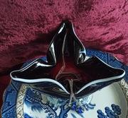 Pojemnik szklany szkło Murano czarny kolor vintage