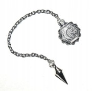 WAHADEŁKO Metalowe Mini Księżyc Gwiazda łańcuszek