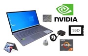 ASUS ZenBook Flip 15 – laptop 2w1 | Ryzen 7 | NVIDIA MX450 | Dotyk | SSD