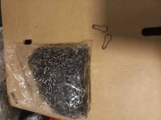 Agrafka ozdobna czarna 1000szt.