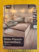 Home Ideas prześcieradło mikrofibra, pluszowe z gumką 180x200 mięta 